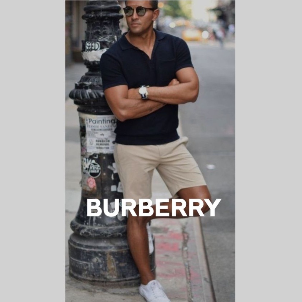 Burberry Pocket Polo Large Gently worn Made in Italy 100% cotton